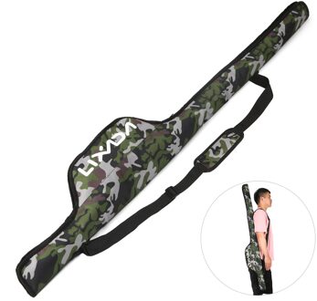 Draagbare Vissen Tas 140Cm Oxford Doek Vouwen Hengel Reel Tas Fish Tackle Opbergzakken Reizen Carry Case Pesca camouflage
