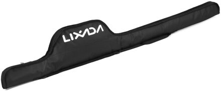 Draagbare Vissen Tas 140Cm Oxford Doek Vouwen Hengel Reel Tas Fish Tackle Opbergzakken Reizen Carry Case Pesca zwart