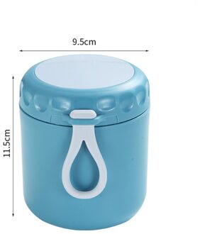 Draagbare Voedsel Thermos Rvs Melk Soep Containers Lekvrij Lunchbox Thermische Bento Cup Voor Kinderen Home School blauw