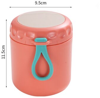 Draagbare Voedsel Thermos Rvs Melk Soep Containers Lekvrij Lunchbox Thermische Bento Cup Voor Kinderen Home School oranje