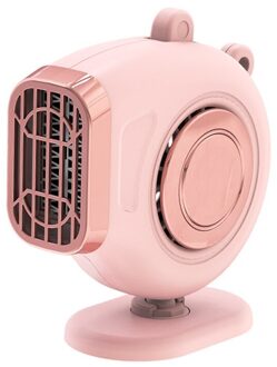 Draagbare Voorruit Auto Heater Auto Ontdooier Defogger 12V 150W 2 In 1 Auto Heater Roze