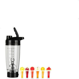 Draagbare Vortex Elektrische Protein Shaker Mixer Fles Afneembare Cup