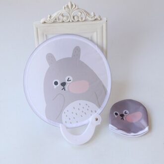 Draagbare Vouwen Fan Ronde Doek Pocket Fan Reizen Souvenir Doek Tas Bruiloft Gunsten en Pocket Fan hand fans beer