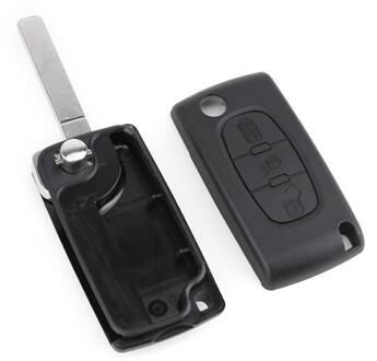 Draagbare Vouwen Flip 3 Knop Afstandsbediening Sleutel Geval Shell voor CITROEN C2 C3 C4 C5 C6 Keyless Entry Fob Case auto Alarm Cover Behuizing