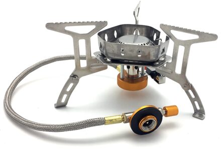 Draagbare Vouwen Gasfornuis Winddicht 3500 w Kampeeruitrusting Wandelen Picknick Outdoor Ontsteker Winddicht Wind Muur Op Top