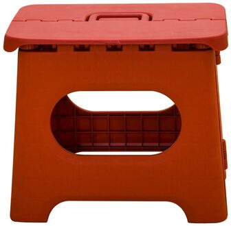 Draagbare Vouwen Krukje Duurzaam Voor Volwassenen Kinderen Home Reizen Non Slip Veilig Comfortabel Zware Multifunctionele Stoel rood S