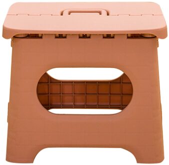 Draagbare Vouwen Krukje Duurzaam Voor Volwassenen Kinderen Home Reizen Non Slip Veilig Comfortabel Zware Multifunctionele Stoel roze L