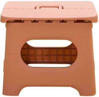 Draagbare Vouwen Krukje Duurzaam Voor Volwassenen Kinderen Home Reizen Non Slip Veilig Comfortabel Zware Multifunctionele Stoel roze S
