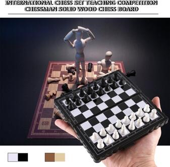 Draagbare Vouwen Magnetische Pocket Plastic Schaken Schaken Entertainment Voor Party