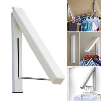 Draagbare Vouwen Muur Hanger Mount Intrekbare Kleding Organizer Droogrek Waterdicht Hangers 899