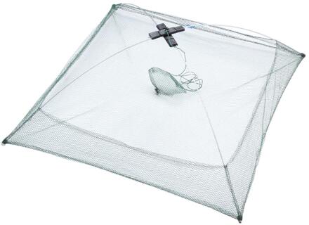 Draagbare Vouwen Vierkante Visnet Vissen Netwerk Krab Garnalen Kooi Mesh Val 6060cm