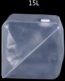 Draagbare Vouwen Waterkoker Vat Buiten Inklapbare Water Cube Clear Soft Plastic Duurzaam Herbruikbare Opvouwbare Emmer 1/5/10/15/20L 15 L