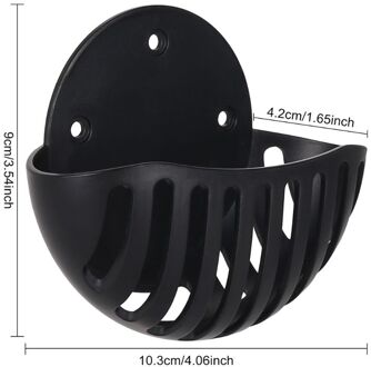 Draagbare Wall Mount Houder Keuken Slaapkamer Hanger Stand Grip Organizer Voor Google Thuis Mini Speaker Accessoires 62KA zwart