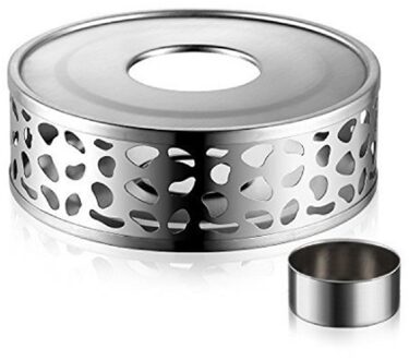 Draagbare Warmer Thee Houder Duurzaam 430 Roestvrij Staal Kaars Warmer Thee Licht Houder Trivets Koffie Warmer Theepot Verwarming Base