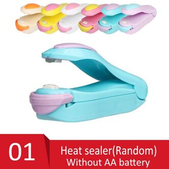Draagbare Warmte Sealer Plastic Zak Opslag Packet Mini Sluitmachine Handige Sealers Resealer Eten Snack Keuken Gadgets 2stk