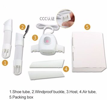 Draagbare Wasdrogers Sneldrogend Elektrische Schoen Droger Huishouden Wasserij Plastic Droogrek Hanger Voor Kleding Truien wit / UK