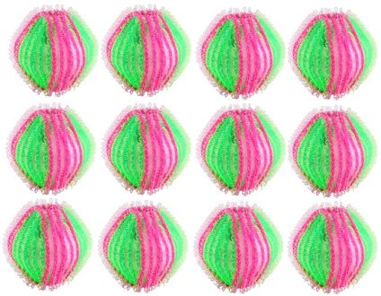 Draagbare Wasmachine 6Pc Wasserij Ballen Magic Hair Catcher Filter Remover Wasgoed Schoon Bal Wasmiddelen Voor Wasgoed D12pcs