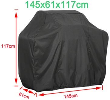 Draagbare Waterdichte Bbq Grill Barbeque Cover Outdoor Regen Voor Gas Houtskool Elektrische Barbeque Cover Home Keuken Benodigdheden 145x61x117cm