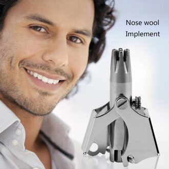 Draagbare Waterdichte Handleiding Neus Trimmer Voor Scheren Gezichtsverzorging Voor Man Neus Oorhaar Trimmer Scheerapparaat
