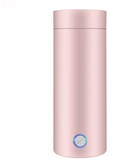 Draagbare Waterkokers 400Ml Thermische Cup Maak Thee Koffie Reizen Kook Water Warm Houden Smart Waterkoker Keukenapparatuur Roze / Au
