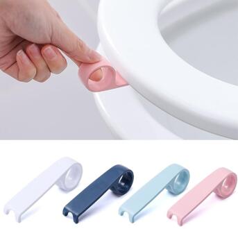 Draagbare Wc Cover Lifting Apparaat Raak Wc Deksel Houder Badkamer Wc Cartoon Handvat Accessoires Seat Wc Q3P2