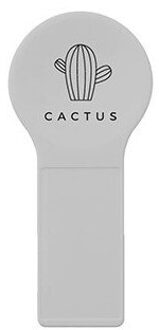 Draagbare Wc-deksel Handvat Anti-Vuil Cover Flipper Toiletbril Lifter Thuis Badkamer Gadgets Accessoires grijs cactus