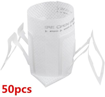 Draagbare Wegwerp Niet-geweven Doek Koffie Filter Tas Draagbare Opknoping Oor Stijl Koffie Filters 50Pcs Voor Drip Koffie tool