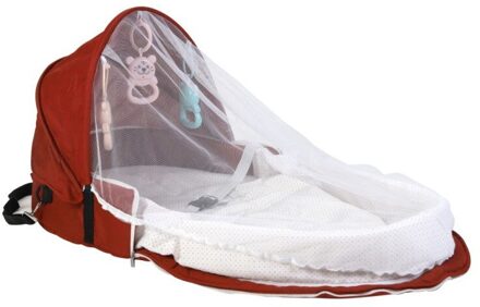 Draagbare Wieg Voor Baby Opvouwbare Baby Bed Reizen Zon Bescherming Klamboe Ademend Baby Slapen Mand Met Toyss