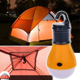 Draagbare Zacht Licht Outdoor Opknoping Led Camping Tent Lamp Vissen Lantaarn Lamp oranje