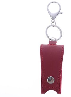 Draagbare Zeep Dispensers Case Reizen Fles En Sleutelhanger Houder Hervulbare Lege Flessen Voor Handdesinfecterend Bourgondië