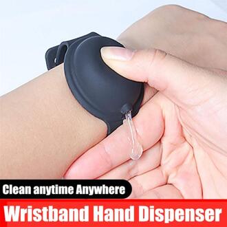 Draagbare Zeep Siliconen Armband Polsbandje Handen Dispenser Band Squeeze Fles Armband Siliconen Armband Sanitizer Dispenser 04
