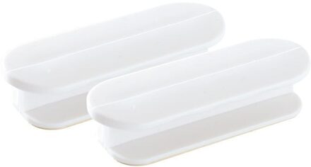 Draagbare Zelfklevende Glas Venster Kast Lade Gereedschap Plastic Extra Deurgrepen Schuifdeur Handvat Woonaccessoires wit