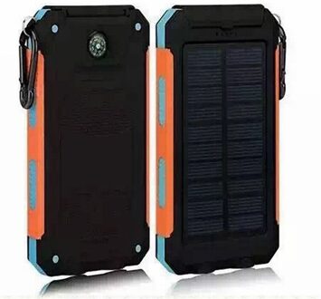 Draagbare Zonne-energie Bank 20000 mah Waterdichte Externe Batterij Backup Powerbank 20000 mah Telefoon Batterij Oplader LED Pover Bank Lii-D007