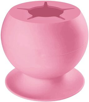 Draagbare Zuignap Vinyl Wieden Schroot Collector Huishoudelijke School Craft Collector Diy Handwerk Opslag Accessires roze