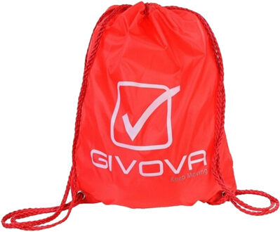 Draagtas met koord - maat One size Rood