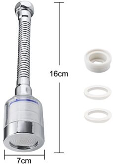 Draaibaar Keukenkraan Extender Kraan Beluchter Water Saving Tap Nozzle Adapter Voor Keuken Badkamer Wastafel Accessoires