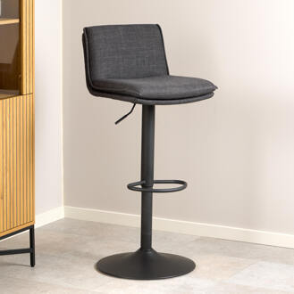 Draaibare Barkruk 'Ulysses' kleur Donkergrijs (zithoogte 68-89cm)