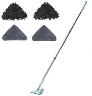 Draaibare Driehoekige Cleaning Mop Verstelbare Mini Schoonmaken Mop Kamer Keuken Vloer Schoon Borstel Lui Cleaning Mop Option 3