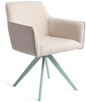 Draaibare Eetkamerstoel 'Hofu' Turn Mint, kleur Enoki