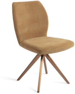 Draaibare Eetkamerstoel 'Ikata' Turn Rose, kleur Honey Harvest