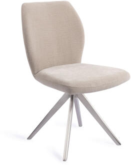 Draaibare Eetkamerstoel 'Ikata' Turn Steel, kleur Sand Strand