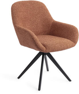 Draaibare Eetkamerstoel 'Kushi' Turn Black, kleur Amber Autumn