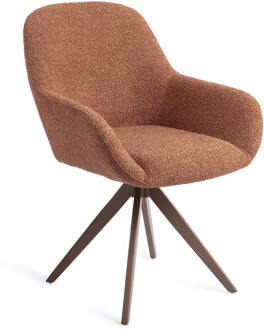 Draaibare Eetkamerstoel 'Kushi' Turn Brown, kleur Amber Autumn