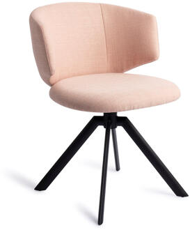 Draaibare Eetkamerstoel 'Misato' kleur Pink Peony