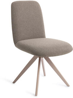Draaibare Eetkamerstoel 'Taiwa' Turn Beige, kleur Foggy Fusion