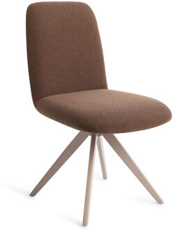 Draaibare Eetkamerstoel 'Taiwa' Turn Beige, kleur Rustic Rye