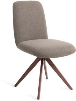 Draaibare Eetkamerstoel 'Taiwa' Turn Brown, kleur Foggy Fusion