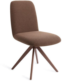 Draaibare Eetkamerstoel 'Taiwa' Turn Brown, kleur Rustic Rye