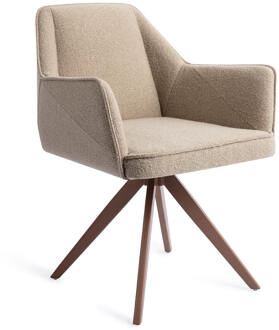 Draaibare Eetkamerstoel 'Tome' Turn Brown, kleur Great Greige