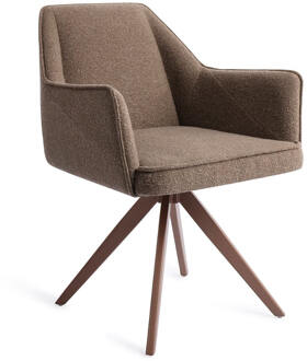 Draaibare Eetkamerstoel 'Tome' Turn Brown, kleur Idaho Potato